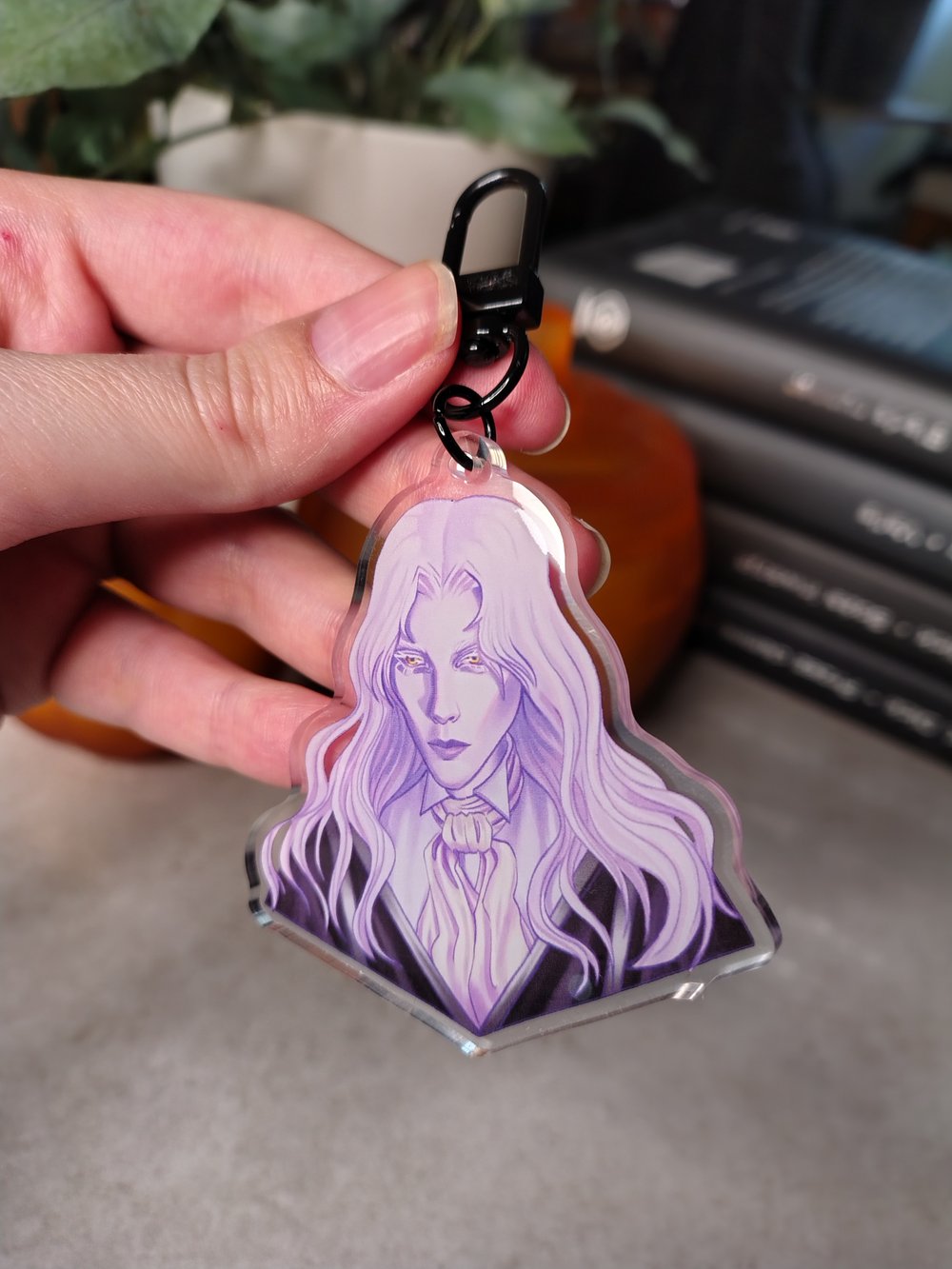 Image of Alucard clear acrylic charm