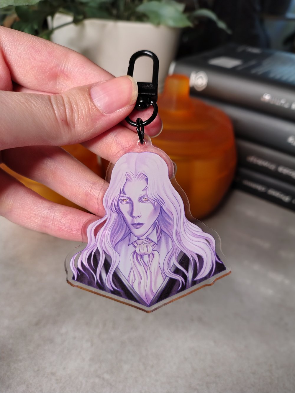 Image of Alucard clear acrylic charm