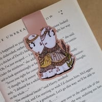 Image 2 of Magnetic Bookmark--Ms. Swoopy Ghost as Gemini Zodiac