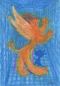 Image 1 of ORIGINAL: Dungeon's dead end with a sphinx 4