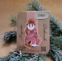 Image 1 of Magnetic Bookmark--Ms. Swoopy as Virgo Zodiac