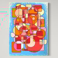 Image 1 of ‘Supersensory’ acrylic painting on thick 300gsm Artistico cotton rag paper