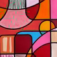 Image 3 of ‘Supersensory’ acrylic painting on thick 300gsm Artistico cotton rag paper