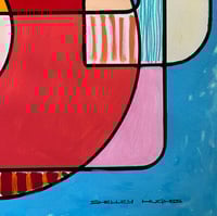 Image 4 of ‘Supersensory’ acrylic painting on thick 300gsm Artistico cotton rag paper