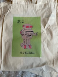 Image 5 of Alphabet, Tattoo and Iconic Figures Tote Bag 