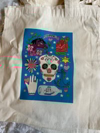 Image 6 of Alphabet, Tattoo and Iconic Figures Tote Bag 