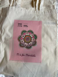 Image 10 of Alphabet, Tattoo and Iconic Figures Tote Bag 