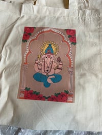 Image 11 of Alphabet, Tattoo and Iconic Figures Tote Bag 