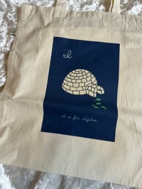 Image 16 of Alphabet, Tattoo and Iconic Figures Tote Bag 