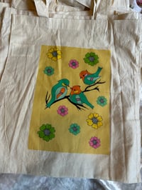 Image 17 of Alphabet, Tattoo and Iconic Figures Tote Bag 