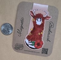 Image 2 of Magnetic Bookmark--Swoopy Ghost as Taurus Zodiac