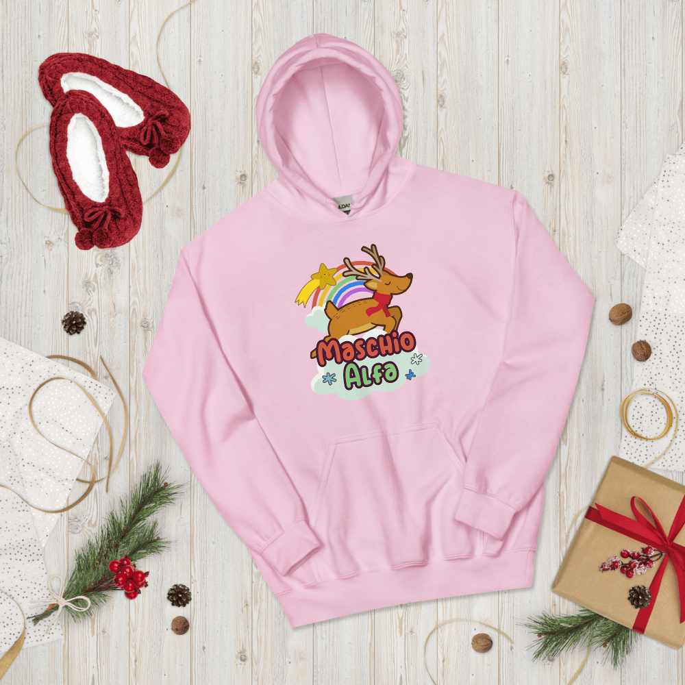 Image of MASCHIO ALFA FELPA NATALIZIA  (vari colori, da S a 3XL)