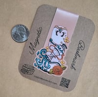 Image 3 of Magnetic Bookmark--Ms. Swoopy Ghost as Aquarius Zodiac