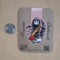 Image 3 of Magnetic Bookmark--Swoopy Ghost as Scorpio Zodiac