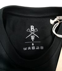 Image 2 of Bone Trail Logo  - Black t-shirt / beige print  - Bone Trail Apparel