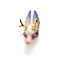 Image 1 of Chikkoi Warrior (off white/gold antlers)