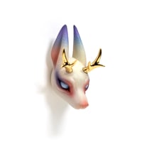 Image 3 of Chikkoi Warrior (off white/gold antlers)