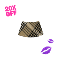 Image 1 of CANDY BROWN PLAID VINTAGE SKIRT