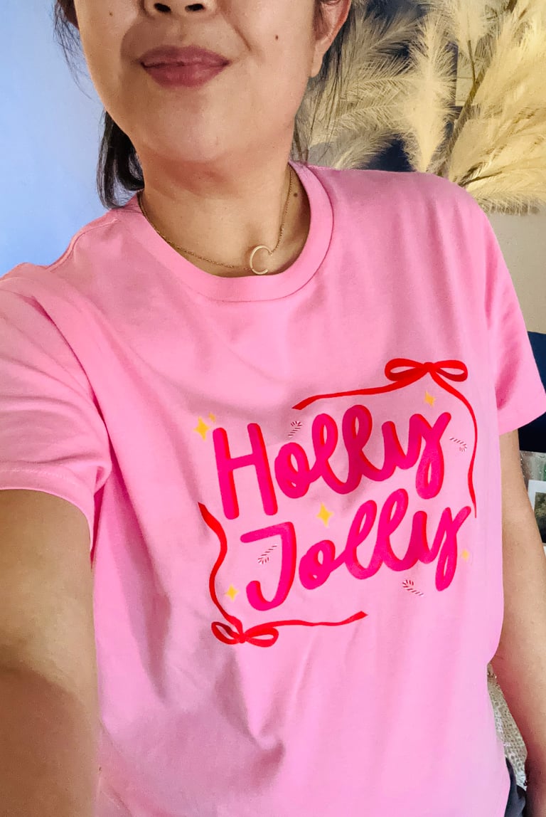 PRE ORDER HOLLY JOLLY TSHIRT Image 2