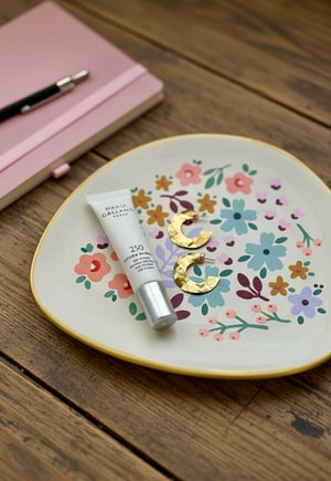 Image of PLATO DE CERÁMICA PINTADO A MANO - 73