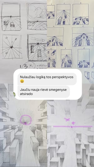 Image of Online piešimo kursas "PERSPEKTYVA" nuo sausio 12d.
