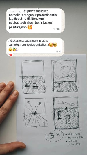 Image of Online piešimo kursas "PERSPEKTYVA" nuo sausio 12d.