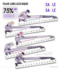 Image 1 of PLAVE LONG LEGS RULER (IN STOCK)