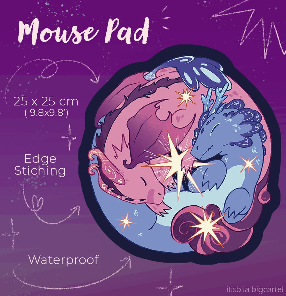 Image of ❤️‍🔥Small Dragon Mouse Pad❤️‍🔥