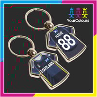 Image 1 of SCOTLAND HOME SHIRT KEYRING 2024