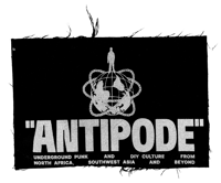 "ANTIPODE" Patch - Black