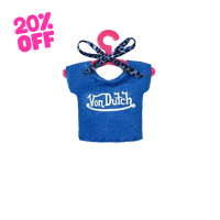 Image 1 of CANDY DEEP BLUE DUTCH TOP