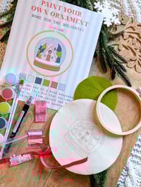 Image 1 of Paintable Keepsake Ornament Kit