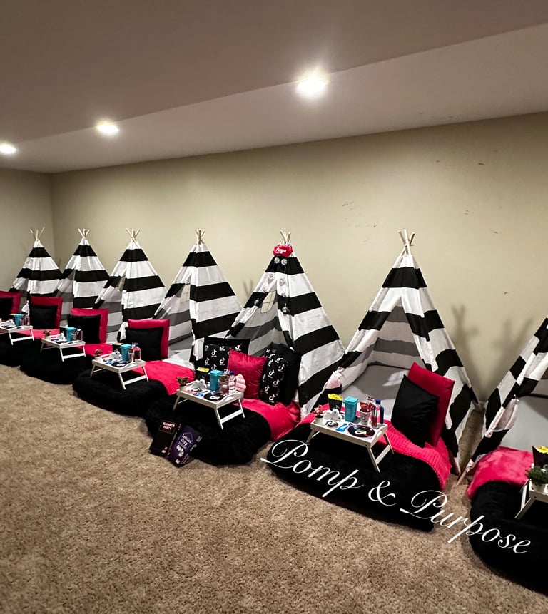 Sleepover TeePee Tents Image 17