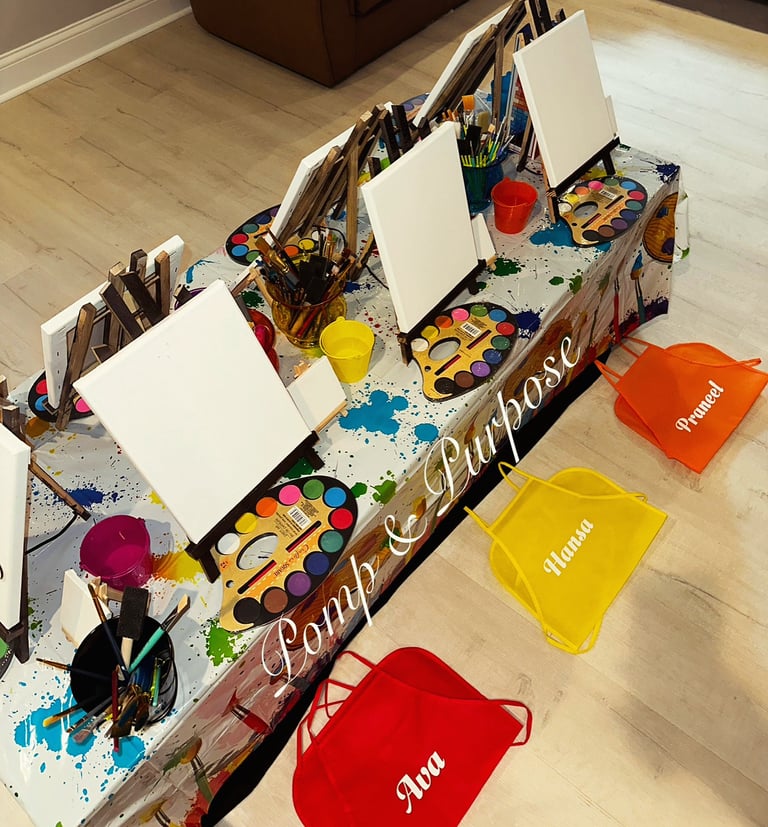 Paint Party for boys & girls Image 6