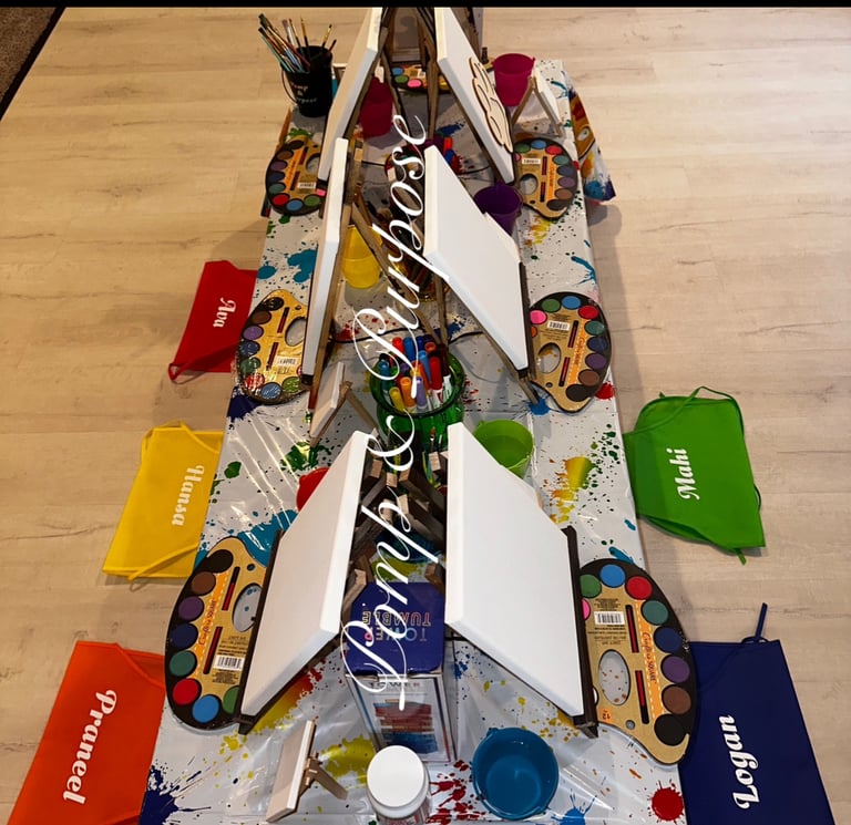 Paint Party for boys & girls Image 7