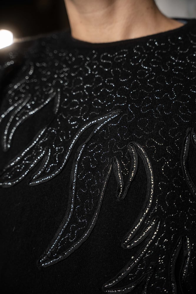 Image of Maglione nero lurex