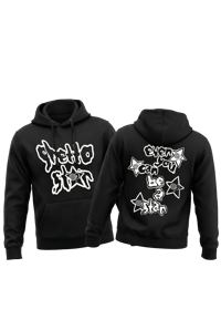 GSTAR LOGO BLACK HOODIE