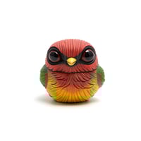 Image 3 of Chubby Bird: Red Headed Barbet