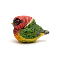 Image 1 of Chubby Bird: Red Headed Barbet
