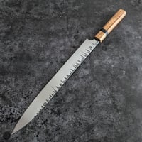 Image 1 of 300mm carbon sujihiki with saya 