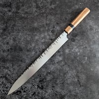 Image 3 of 300mm carbon sujihiki with saya 