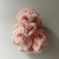 Image 1 of SKZ "Do It" Crochet Scrunchie | Soft Pink Double Scrunchie