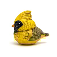 Image 1 of Chubby Bird: Yellow Cardinal