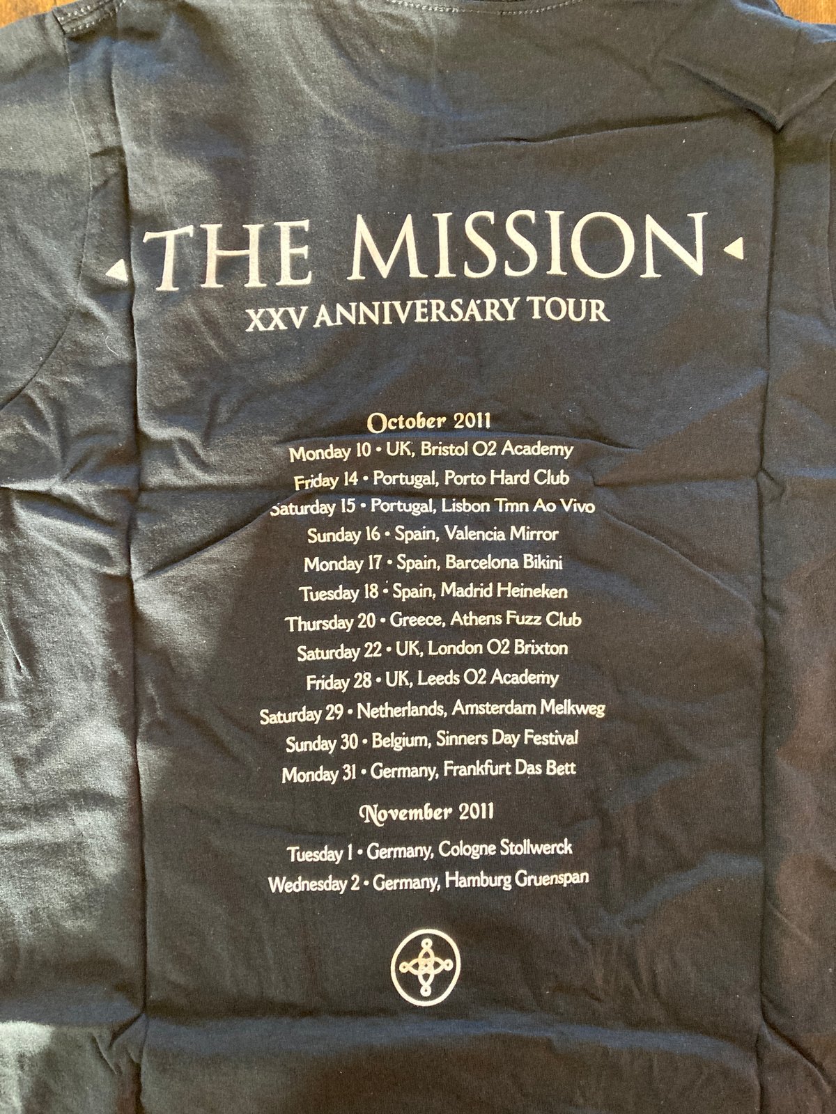 Image of October 2011 tour