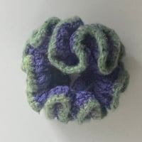 Image 3 of Purple Grape Crochet Scrunchie | Juicy Romance Hair Tie