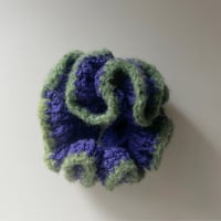 Image 2 of Purple Grape Crochet Scrunchie | Juicy Romance Hair Tie