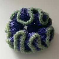 Image 1 of Purple Grape Crochet Scrunchie | Juicy Romance Hair Tie