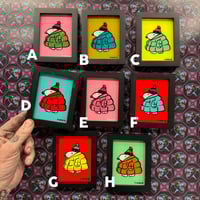 Image 2 of Mini Puffy coat glass painting