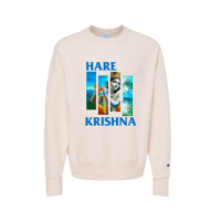 KRISHNA FLAG Champion Reverse Weave crewneck light pink
