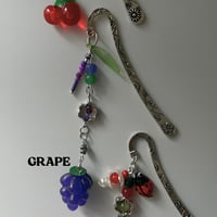 Image 2 of Bookmark Bestie Duo | Matching Fruit Charm Bookmarks for Readers